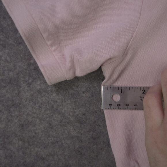 Robe di Kappa Polo Shirt Womens Small Pink La Polo Trofeo Patch Embroidered - Picture 6 of 9